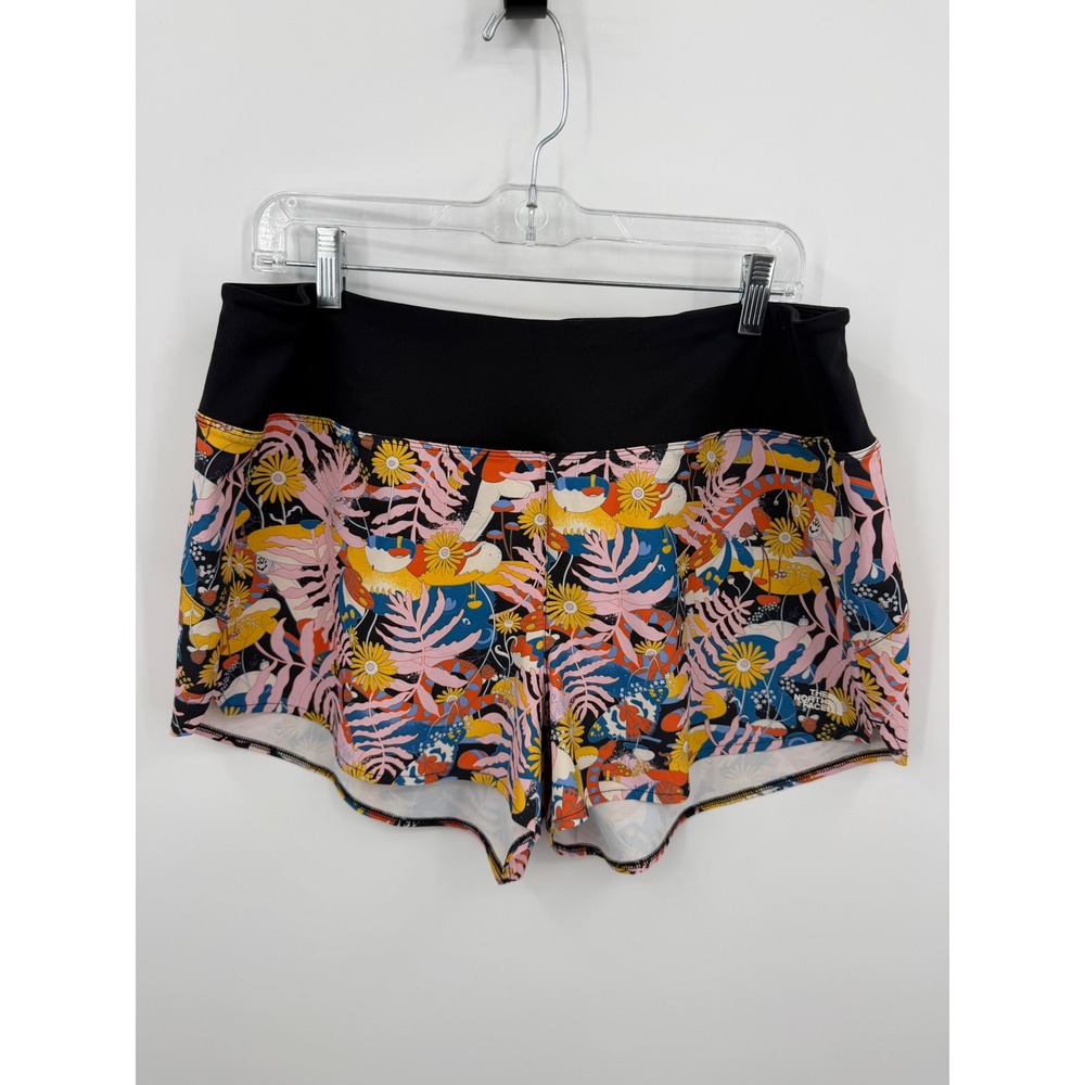 The North Face Printed Arque 3" Shorts XL Multi Color Mushroom Floral‎ Running